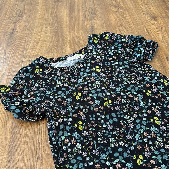 Loft Floral Swing Dress - Picture 2 of 4